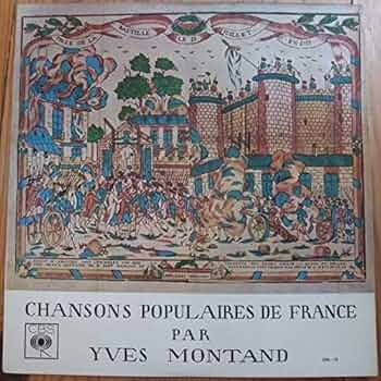 欧CD Yves Montand Chansons Populaires De France SOL687 Soldore /00110 Yves Montand – Chansons Populaires De France – Vinyl (LP